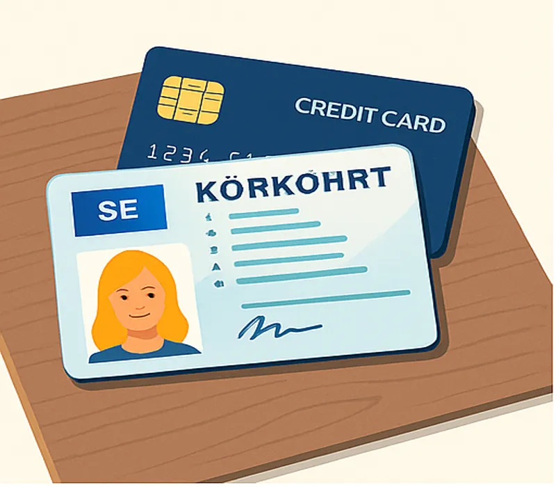 Körkort och kreditkort