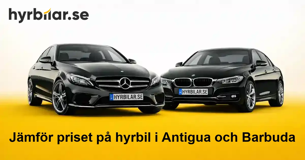 Hyrbil i Antigua och Barbuda – jämför priser