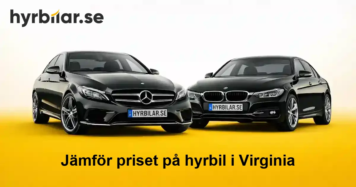 Hyrbil i USA - Virginia – jämför priser