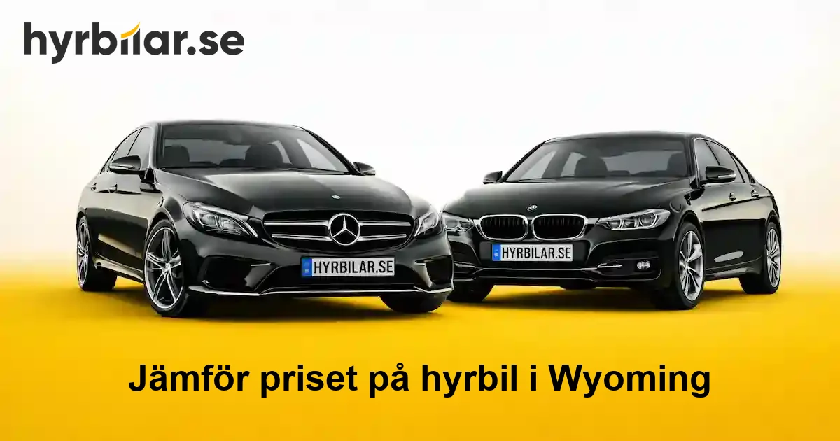 Hyrbil i USA - Wyoming – jämför priser